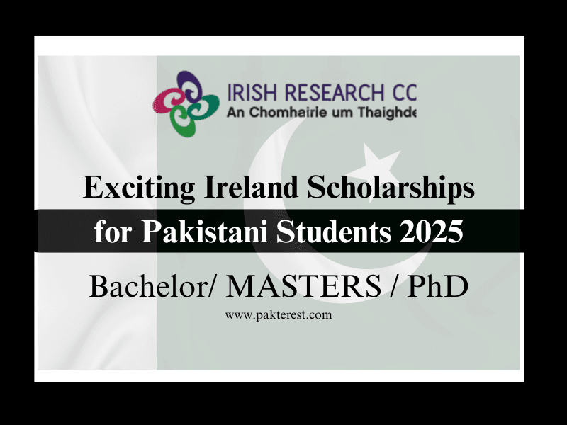 Exciting Ireland Scholarships for Pakistani Students 2025