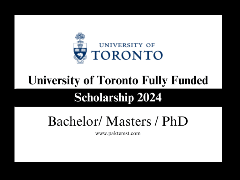 University of Toronto Fully Funded Scholarship 2024