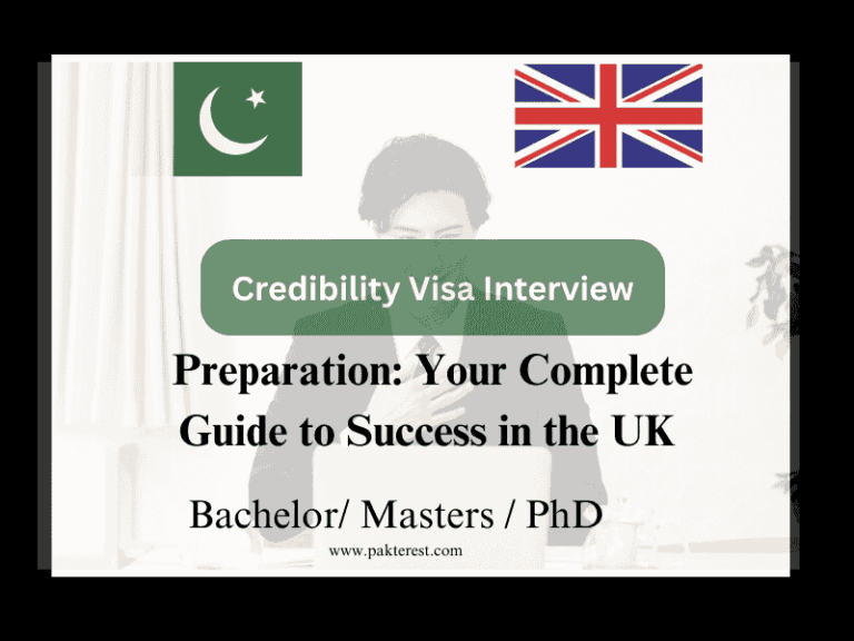 Credibility Visa Interview preparation